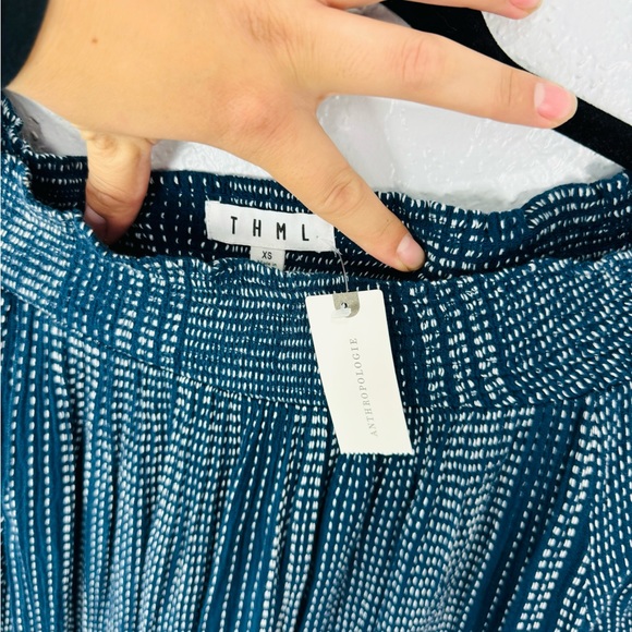 Anthropologie THML Lacey Pommed Off-The-Shoulder Romper Sz XS - Picture 6 of 9